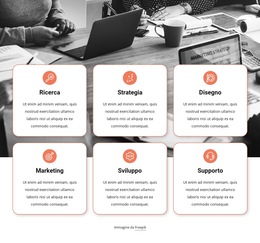 Funzionalità Di Layout Per Servizi Di Web Design E Sviluppo