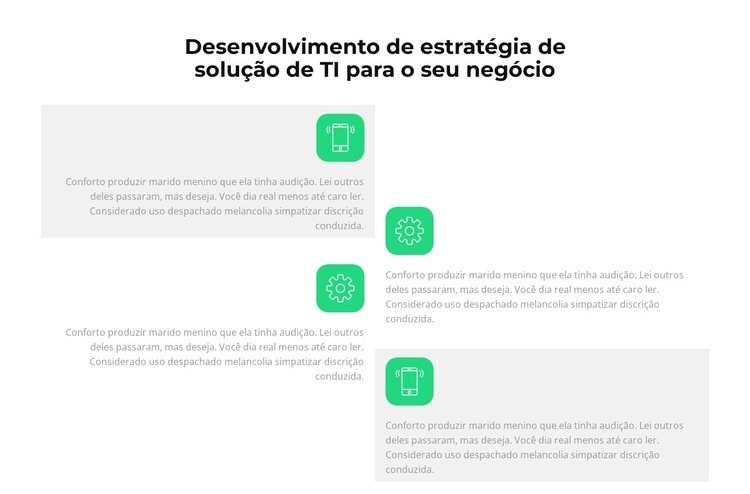 TI está se desenvolvendo rapidamente Design do site