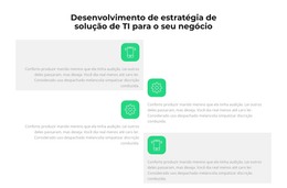 TI Está Se Desenvolvendo Rapidamente - Modelo De Site HTML