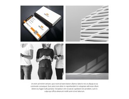 Minimalistic Business Pictures - Custom WordPress Theme