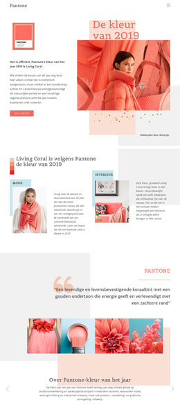 Kleur Van 2019 - Premium WordPress-Thema