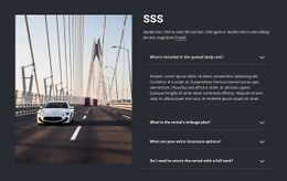 Araç Kiralarken Sorulacak Sorular - Web Sayfası Maketi Oluşturun