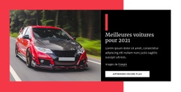 Meilleures Voitures Pour 2021 - HTML Website Builder