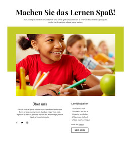 Effektive Lernaktivitäten - HTML-Webvorlage