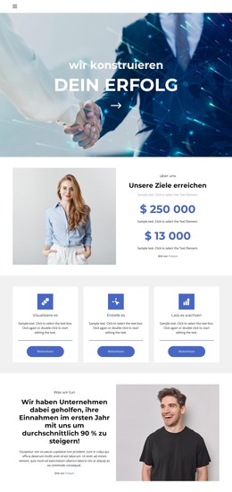 Wovon Der Erfolg Abhängt - Premium-Element-Vorlage