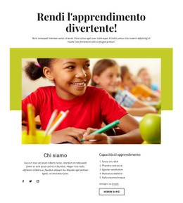 Attività Di Apprendimento Efficaci - Modelli Di Siti Web Reattivi