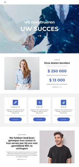 Waar Succes Van Afhangt? Basis CSS-Sjabloon