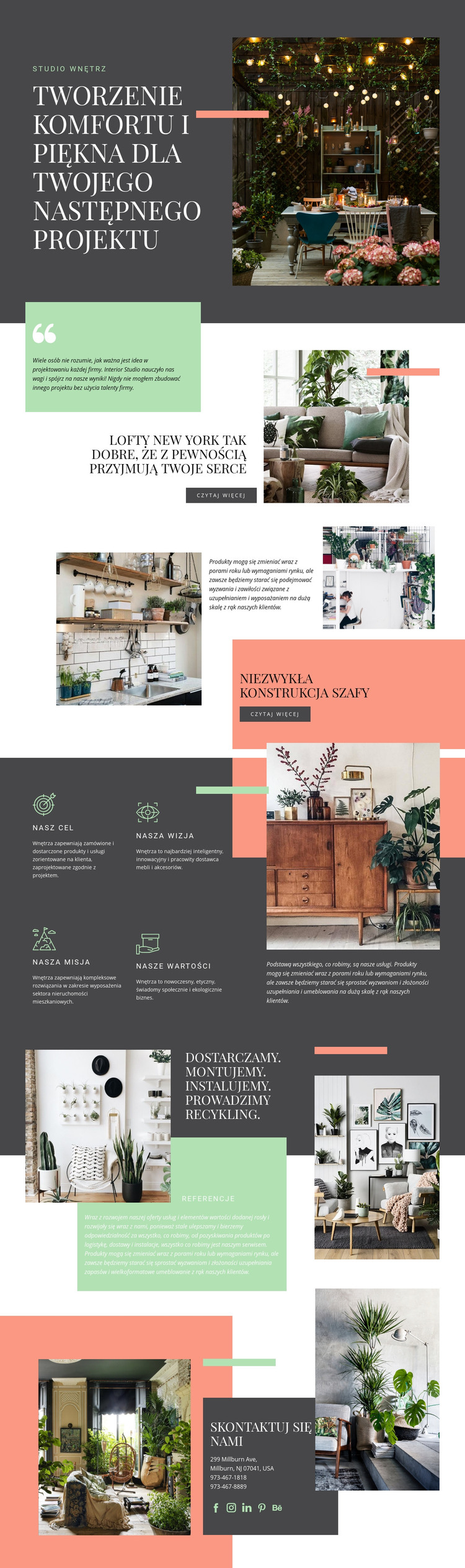 Komfort w Twoim domu Szablon HTML