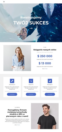 Od Czego Zależy Sukces - Szablon Strony Docelowej