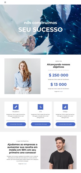 De Que Depende O Sucesso - Tema WordPress Responsivo