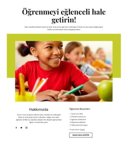 Etkili Öğrenme Etkinlikleri Için Web Sitesi Tasarımı