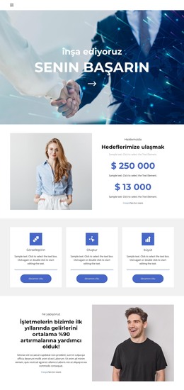 Başarı Neye Bağlıdır - Premium Öğeler Şablonu