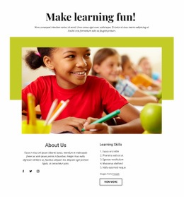 Free Web Page Design For Effective Learning Activities