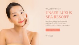 Unser Luxus-Spa-Resort CSS-Websitevorlage