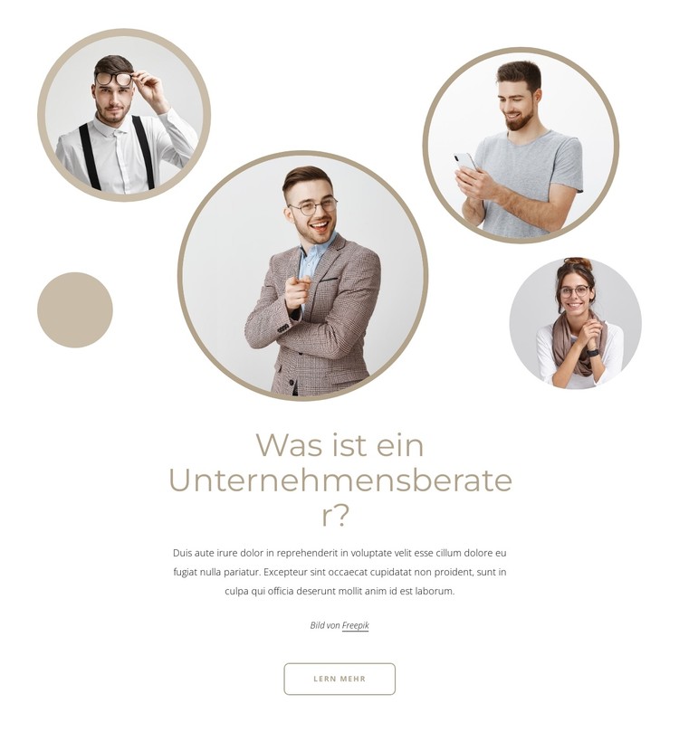 Unternehmensberater CSS-Vorlage