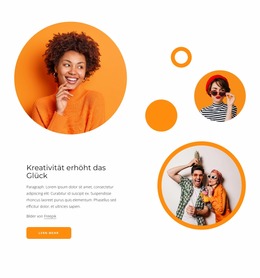 Kreativität Erhöht Das Glück – Joomla-Template Kostenlos Responsive