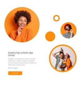 Exklusiver Website-Builder Für Kreativität Erhöht Das Glück