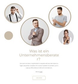 Unternehmensberater - Kostenloses Website-Design