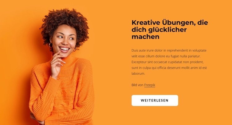 Kreative Übungen Website design