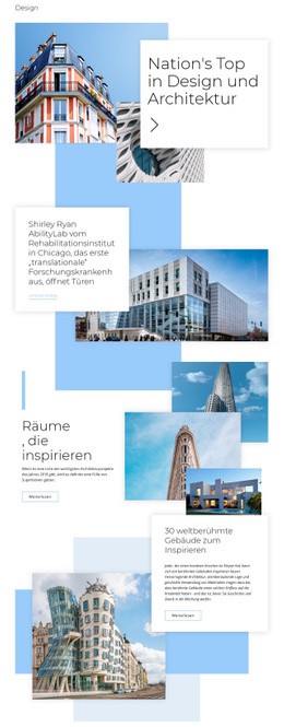 Bewertung Für Architektur - Zielseite Mit Hoher Konvertierungsrate