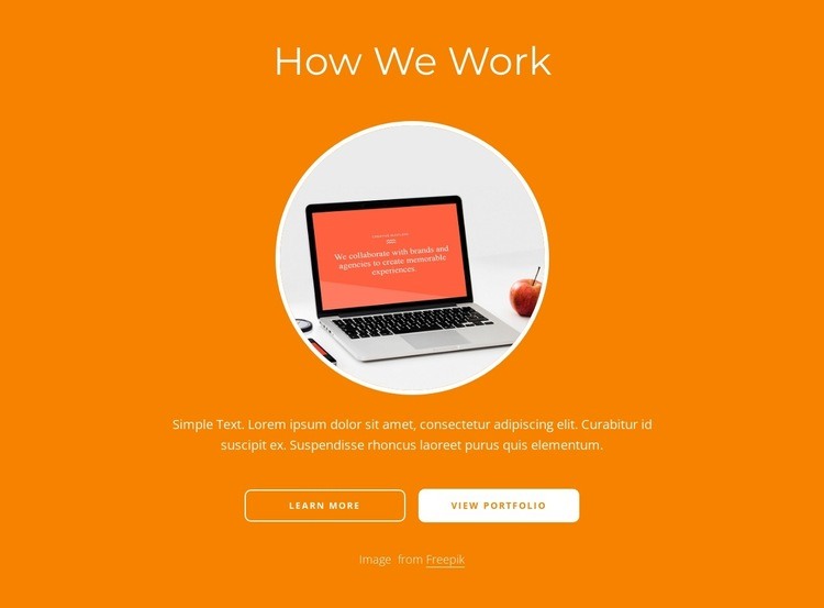 We memorable design Elementor Template Alternative