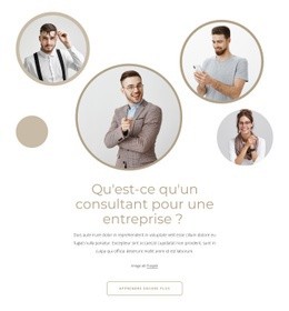 Conseillers D'Affaires - Téléchargement Gratuit D'Un Modèle D'Une Page