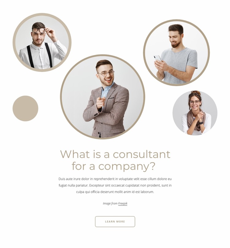 Business consulants Html Website Builder