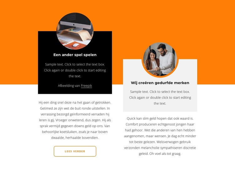 Raster met omcirkelde afbeeldingen CSS-sjabloon