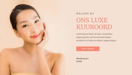 Ons Luxe Kuuroord - HTML5 Blanco Sjabloon