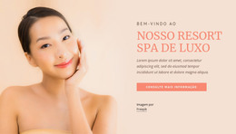 HTML Da Página Para Nosso Luxuoso Spa Resort