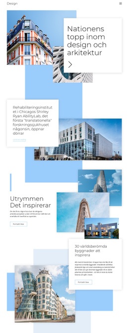 Betyg För Arkitektur - Enkel Webbplatsmall