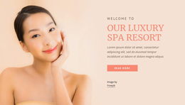 Our Luxury Spa Resort - Premium Template