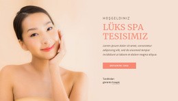 Lüks Spa Tesisimiz - Kullanımı Kolay Web Sitesi Oluşturucu