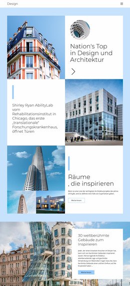 Architektur Stadtführer – Premium-Joomla-Template