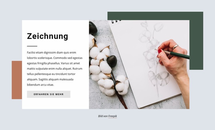 Zeichenkurse Website Builder-Vorlagen