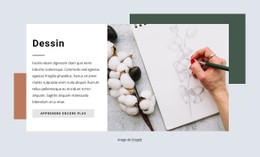 Cours De Dessin Modèle HTML De Base Avec CSS