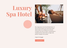 Luxury Spa Hotel Benefits - Ultimate Html Code