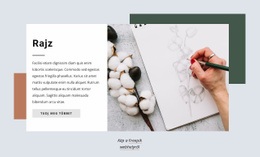 Rajz Tanfolyamok - Egyszerű HTML-Sablon