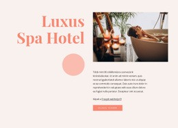 HTML Oldal Tervezés A Következőhöz: Luxus Wellness Szálloda Előnyei
