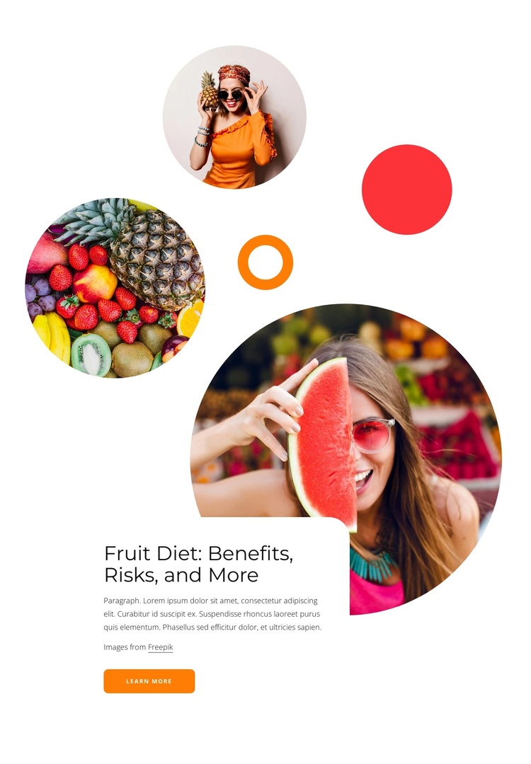 Fruit diet Joomla Template