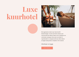 Voordelen Van Een Luxe Spa-Hotel - Modern WordPress-Thema