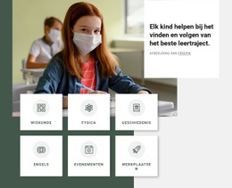 Naschoolse Programma'S - Multifunctionele Website-Mockup