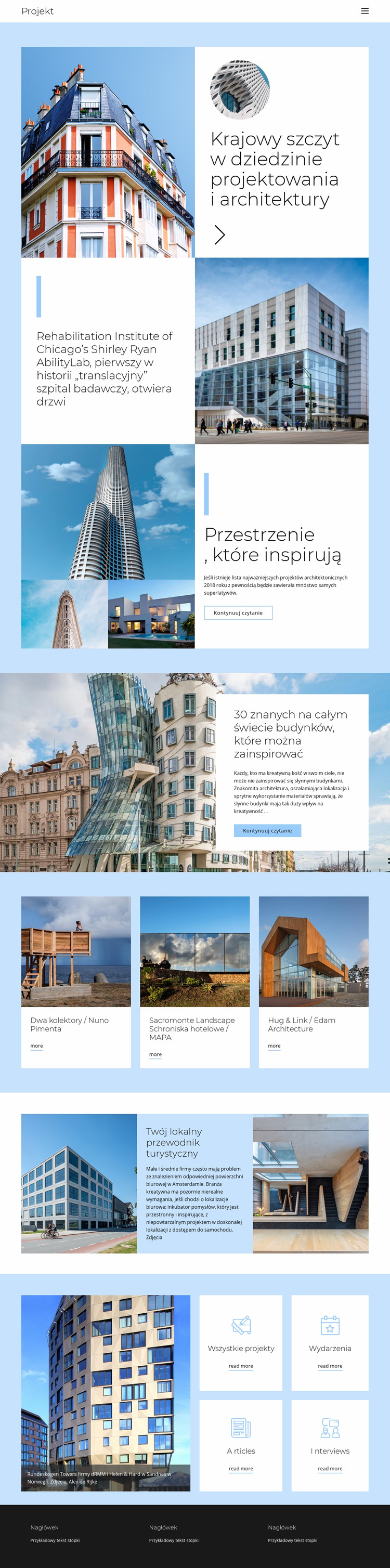 Przewodnik po architekturze Szablon Joomla