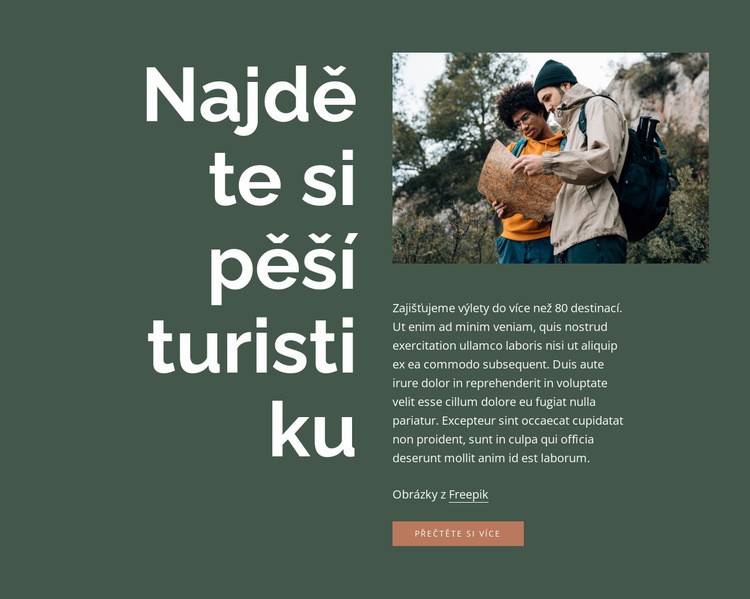 Najděte si turistiku Téma WordPress