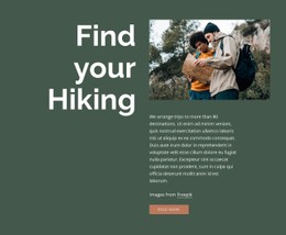 Find Your Hiking Store Template