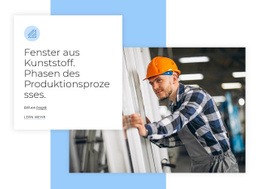 Herstellung Von Kunststofffenstern - Design HTML Page Online