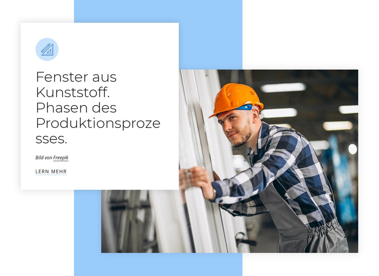 Herstellung von Kunststofffenstern WordPress-Theme