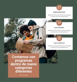 Viaja De Manera Diferente: Página De Destino Fácil De Usar