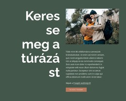 Keresse Meg A Túrázást - HTML Weboldal Sablon