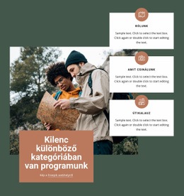 Utazz Másképp – Webhelytervező Sablon